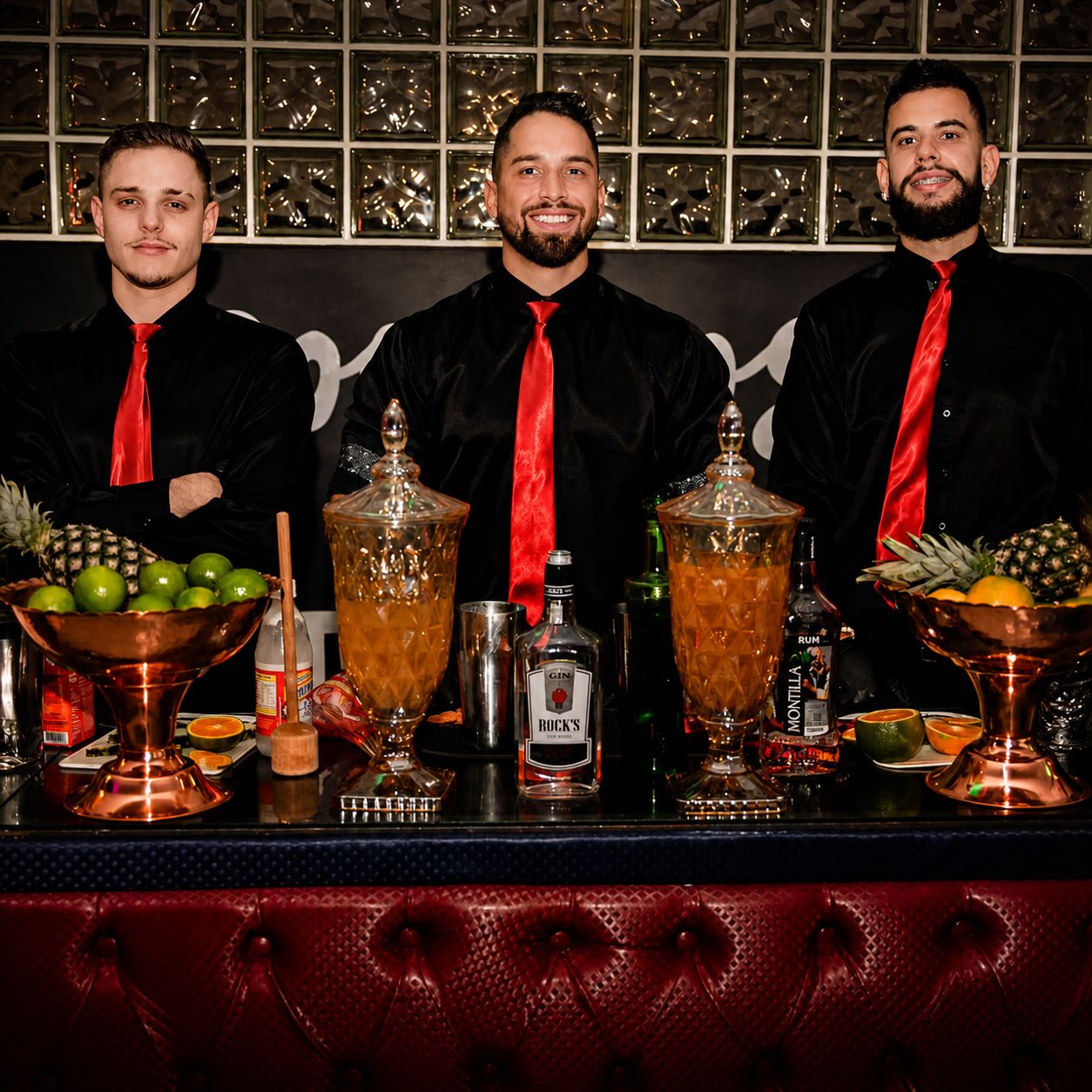 Trio de bartenders Magick Drinks